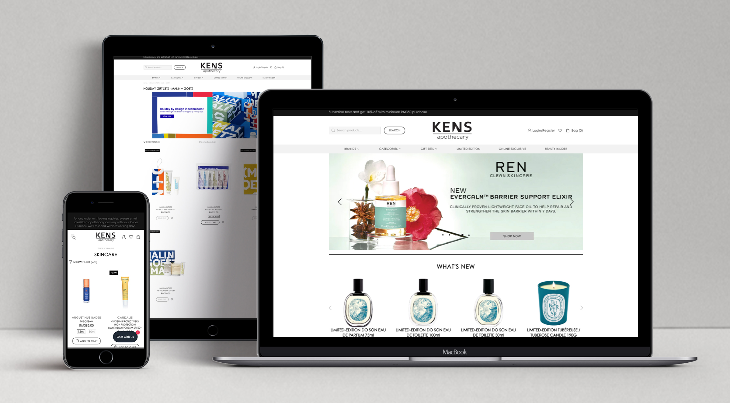 Kens Apothecary e-Commerce Store Build and Manage